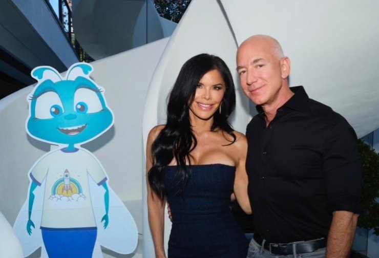 jeff bezos e la futura moglie