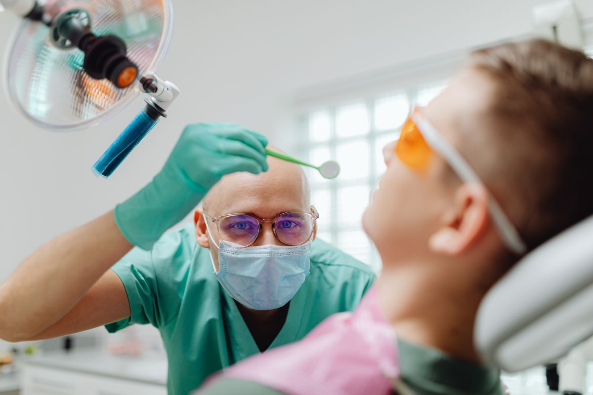 un dentista ed un paziente