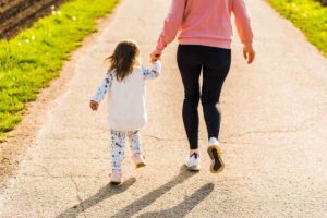 una mamma con il suo bambino