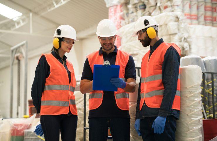dei colleghi a lavoro